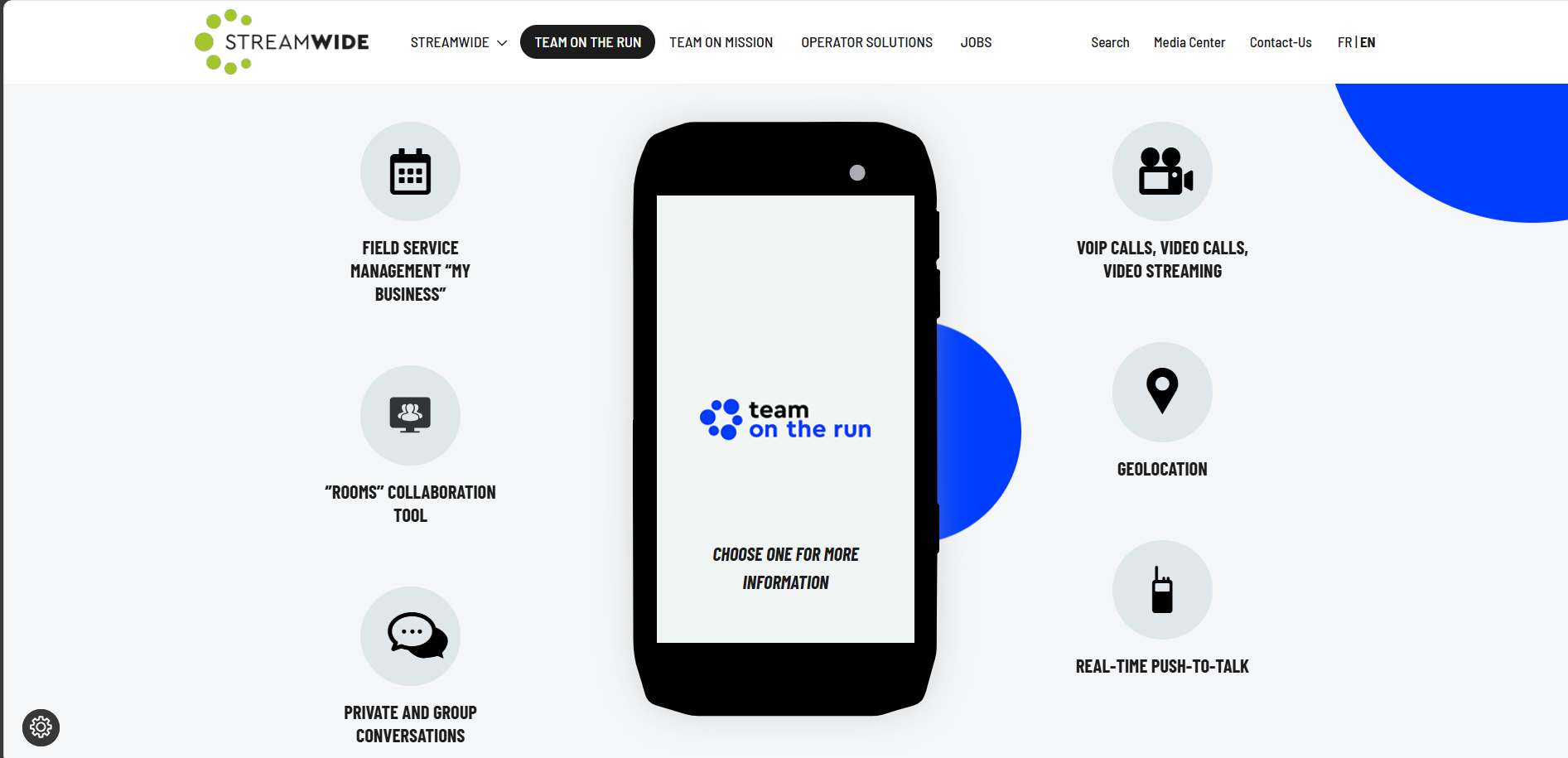 Streamwide Portfolio website complete